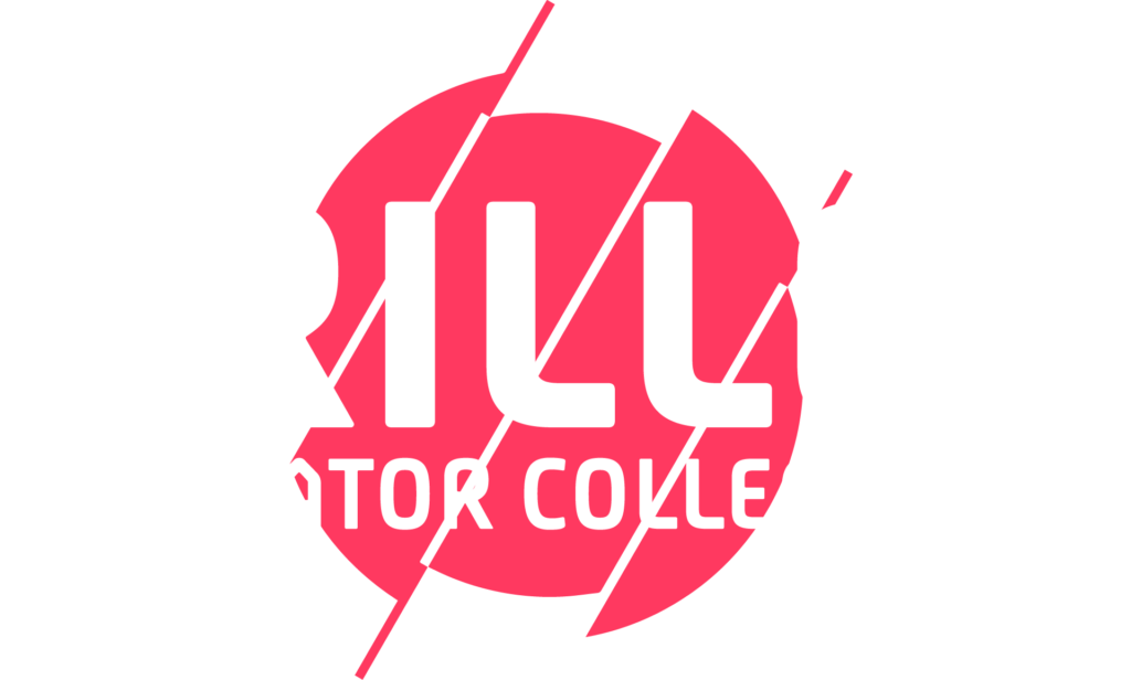 Triller Creator Collective Logo - White on Pink